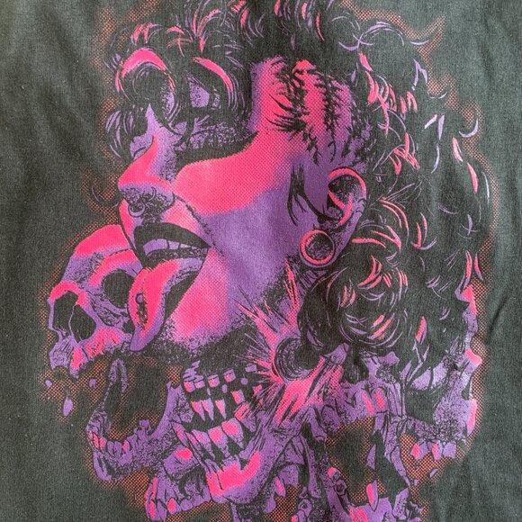 Unisex MAMI'S JUDGEMENT WRESTLING RIPLEY Horror Goth WWE Black T-Shirt - Picture 7 of 10